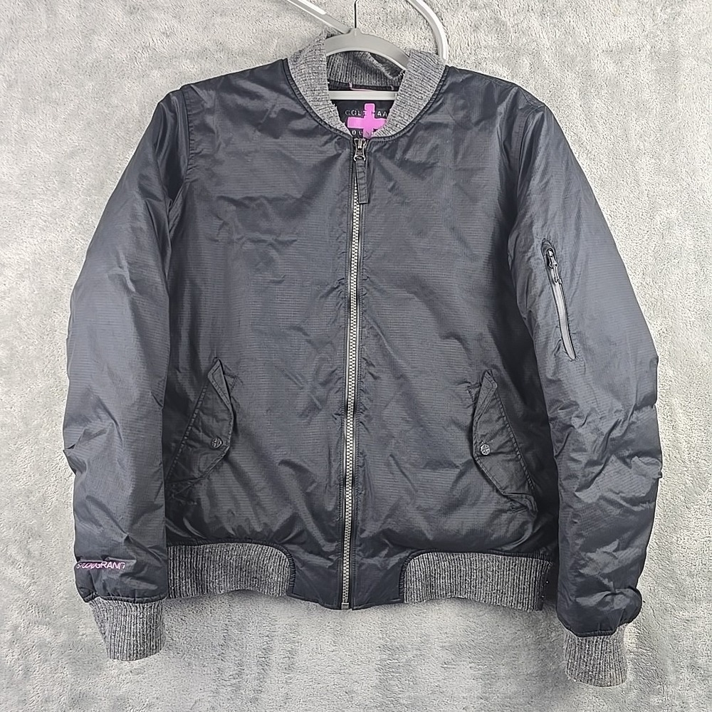 Mountain Hardwear Cole Haan Jacket‎ Womens Small Black Bomber Goose Down